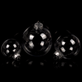 Miniatyrbilde 4 av 5: 10 stk. Delikate gjennomsiktige julekulepynt i plast