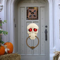 Miniatyrbilde 2 av 5: Halloween-skallebjelle med LED-øyne og lydeffekt