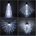 Miniatyrbillede 2 af 7: LED Lys Mavedans Isis Vinger - Mavedans Glow Angel Dans