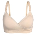 Miniatyrbillede 1 af 8: Graviditets BH med åbne knapper foran til amning - Beige XL