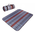 Miniatyrbilde 1 av 7: Pikniktepper, Boho Piknikmatte for Vanntett Foldbar, Sandsikker Overdimensjonert Utematte, for Fester, Camping, Park, Reise, Gressgaver, blå 150*150cm
