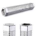 Miniatyrbillede 4 af 5: 12 tommer 304 rustfrit stål røg rør diamantformet kasse grill