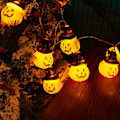 Miniatyrbillede 2 af 4: Halloween Troldmand Græskar Formet Led Lyskæde Festival Spøgelse