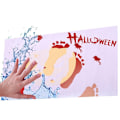 Miniatyrbilde 4 av 4: 1-pak Halloween Blodig Gulvmatte Bad Fargeskiftende Gulv