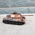 Miniatyrbild 2 av 5: Zink-legering tank simulering militär modell metallhantverk prydnader
