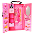 Miniatyrbilde 3 av 4: Jenter kommer hjem sminke leker kle seg ut prinsesse dukke rosa multi-pu