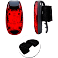 Miniatyrbillede 5 af 5: LED-sikkerhedslys (6-pak), clip-on-strobeløb for løb