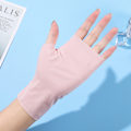 Miniatyrbilde 3 av 5: Kvinners UV-beskyttelseshansker Rosa 2 stykker - Håndleddslengde - Unis