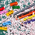 Pikkukuva 7 / 7: 120g Glitter Star Color Paper, Metal Foil Stars for Party, Weddi