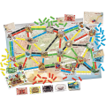 Miniatyrbilde 3 av 5: Ticket to Ride First Journey Brettspill | Strategispill | Tog