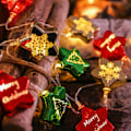 Miniatyrbillede 3 af 5: Julelys LED-lys til pynt, farverige juletræspynt