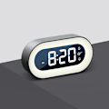 Miniatyrbild 2 av 5: Luminous LED digital väckarklocka med snooze-funktion student Be