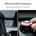 Miniatyrbillede 4 af 5: Car Captain America Start Stop Engine Cover Replacement Button D