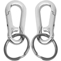 Pikkukuva 1 / 4: 2 kpl Metalliavainrengas Karabiner-klipsiavainrengas