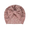 Pikkukuva 5 / 6: 6 kpl vauvan tyttöjen turbaanihatut Turbaani Bun Knot Cute Bow Beanie
