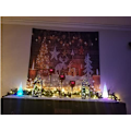 Miniatyrbild 3 av 3: God Jul Elementer Gobeläng Väggbonad Julgran Ren