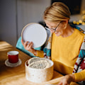 Pikkukuva 4 / 5: 4 kappaleen boheemi makramee-alunen imukykyiset beige-alunen