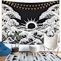 Pikkukuva 3 / 5: Aaltojen ja auringonlaskun mandala -seinävaate A 180*230cm