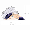 Miniatyrbilde 2 av 5: Gojo Satoru Bildeklistremerker for Jujutsu Kaisen Anime Dekaler Bærbar PC