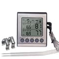 Ugnstermometer Digital Kökstermometer med 2 Temperatur