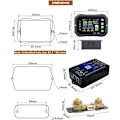 Miniatyrbillede 2 af 5: Batterimonitor Kapacitetsmåler Voltmeter, KG-F Batterimonitor 0