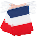 Pikkukuva 4 / 6: 80 Ranskan lippua 14 x 21 cm, 20 metrin kansallislipun banneri