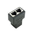 Miniatyrbillede 1 af 5: CAT6 RJ45 netværkshoved netværkskabelforlænger en til to sp