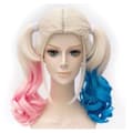 Polyester Harley Quinn peruk (vuxen)