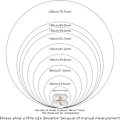 Pikkukuva 7 / 7: Pyöreä aluematto Mandala-matot makuuhuoneeseen kylpyhuoneeseen Pestävä Liukumaton pyöreä lattiamatto Tyylikäs boheemi kodin sisustusmatot - Tyyli 8 160*160cm
