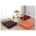Miniatyrbilde 2 av 7: Tykk bomullslin firkantet tatami-matte (45*45cm) Light gray