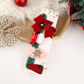 Miniatyrbilde 2 av 5: Julebarneracket Femdelt Sett Juleartikler Dekorasjon Sett Feriegave Tilbyr Flere Mønstre Julearmbånd 29*10cm