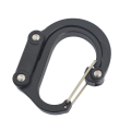 Pikkukuva 1 / 4: Carabiner-klipsi ja -koukku (keskikokoinen) retkeilyyn, reppuretkeilyyn ja ga