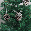 Miniatyrbillede 3 af 5: Julepyntet fyr, juletræ pyntet fyr, 5cm pen