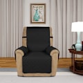 Miniatyrbillede 2 af 5: Dobbeltsidet quiltet recliner sofaovertræk, vandtæt sofaovertræk,
