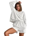 Miniatyrbillede 1 af 4: 2022 Efterår Europæisk og Amerikansk Langærmet Pyjamas Sæt Løs