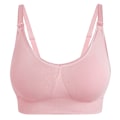 Miniatyrbillede 1 af 8: Blød justerbar trådløs bomuld push up amme bh - Pink XL