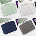 Miniatyrbillede 8 af 8: Tablet 10-13 tommer computer taske med lommer - Hvid 10.8-11 inch
