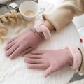 Miniatyrbillede 6 af 6: Dame Vinterhandsker Touch Screen Vinterhandsker til Kvinder Therm
