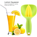 Miniatyrbillede 4 af 5: Citruspresser med filter til kerner, ergonomisk mini-citronpresser til