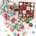 Miniatyrbilde 2 av 5: Julekuler 3-6cm 42 stk Pynt, Små Ugjennomsiktige Julekuler På Juletreet