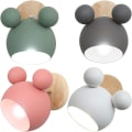 Miniatyrbillede 4 af 5: Smukke soveværelse sengsidelampe skygge med E27 lampe - Hvid