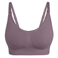 Pikkukuva 1 / 8: Pehmeä säädettävä langaton puuvillainen push up -imetysliivit - Violetti XL