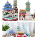 Miniatyrbilde 2 av 5: Stereoskopisk puslespill bybilde puslespill bygning modell (New York)