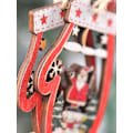 Miniatyrbillede 4 af 5: Træhandsker Openwork Juletræ Vedhæng, Juletræ i Træ