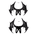 Miniatyrbilde 2 av 3: Dragevinger kostyme for barn, dinosaur hale maske sett, cosplay c