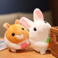 Miniatyrbild 4 av 4: 12cm Kawaii Svans Viftande Kanin Docka Plyschleksak, Inget Batteri Kan B
