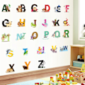 Miniatyrbillede 2 af 5: Alphabet Animal Heavy Duty Badekar Stickers, Vandtætte og Holdbare