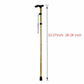 Miniatyrbillede 2 af 6: Vandrestok/Trekking/Camping Stick&Pole Foldbar, Bærbar - khaki