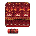 Miniatyrbilde 1 av 6: Pikniktepper, Boho Piknikmatte for Vanntette Foldbare, Sandsikre Overdimensjonerte Utendørsmatter, for Fester, Camping, Park, Reise, Gressgaver, Stil 24 150*150cm