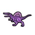 Pikkukuva 3 / 5: 15 kappaleen pakkaus, dinosaurusasu, söpöt kirjotut kangasmerkit, silitettävät ja